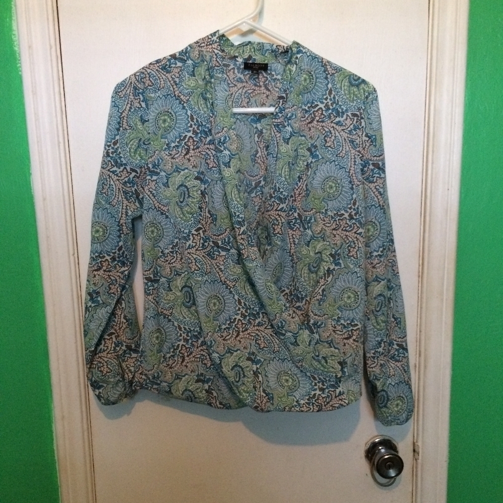 Talbots petites blouse